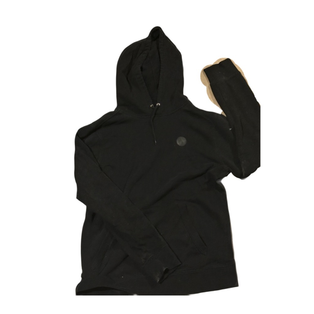 🎱 Volcom Black Hoodie with Logo